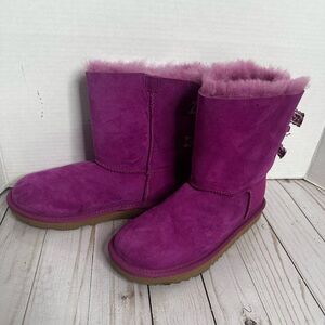 UGG Pink Winter Boots with Plush Lining